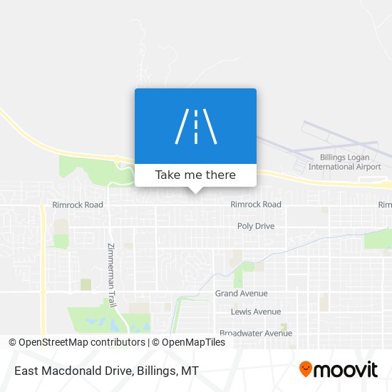 East Macdonald Drive map