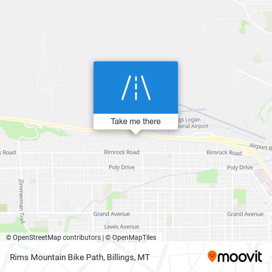 Rims Mountain Bike Path map