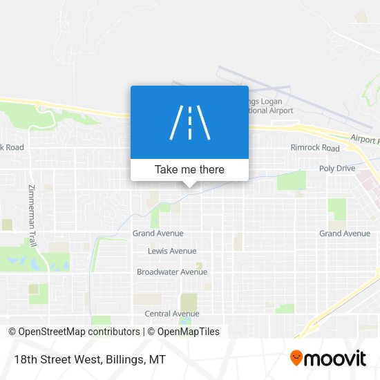 Mapa de 18th Street West