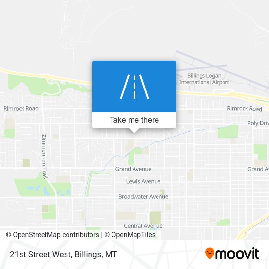 Mapa de 21st Street West