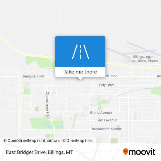 East Bridger Drive map