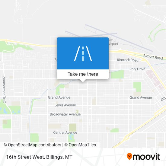 Mapa de 16th Street West