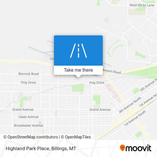 Highland Park Place map