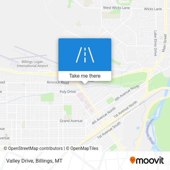 Valley Drive map