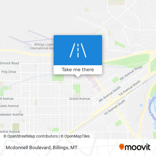 Mcdonnell Boulevard map