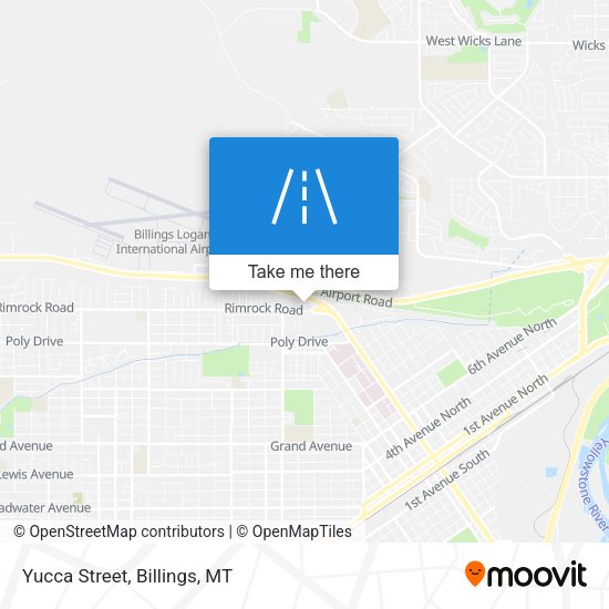 Yucca Street map