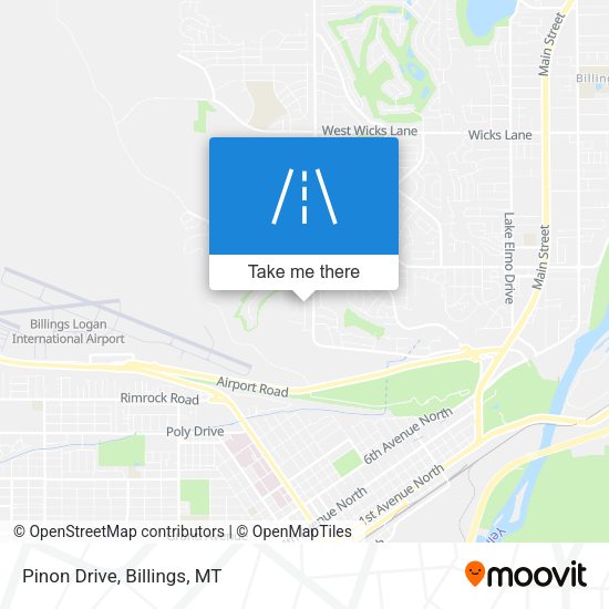 Pinon Drive map