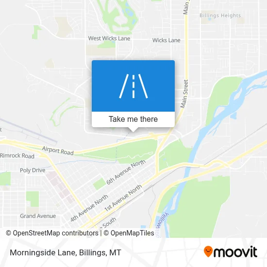Morningside Lane map