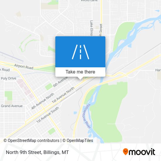 Mapa de North 9th Street