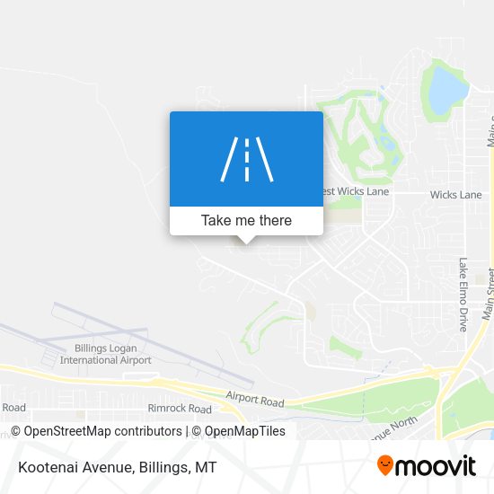 Kootenai Avenue map