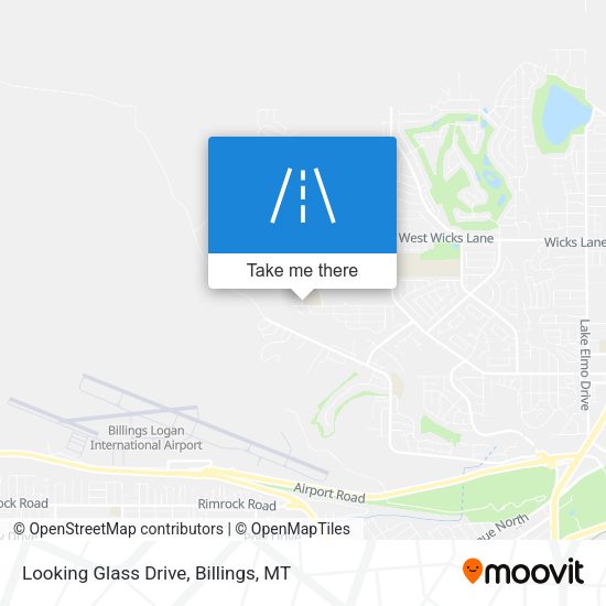 Looking Glass Drive map