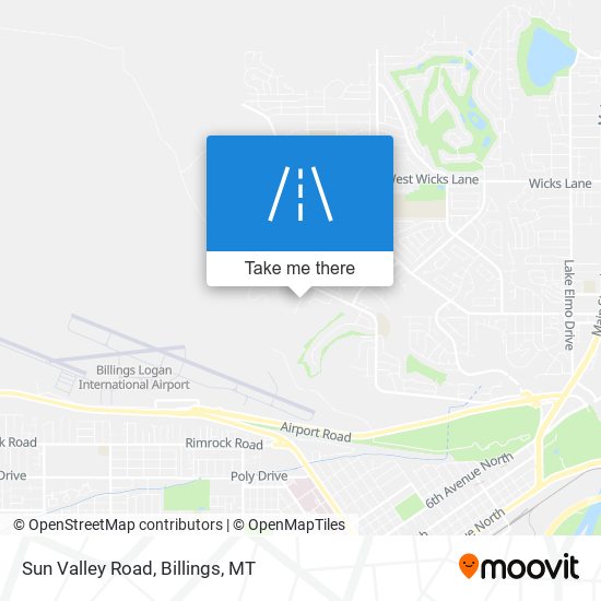 Sun Valley Road map