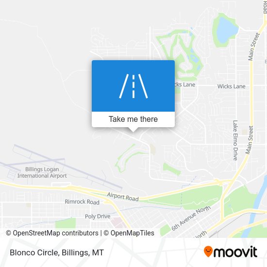 Mapa de Blonco Circle