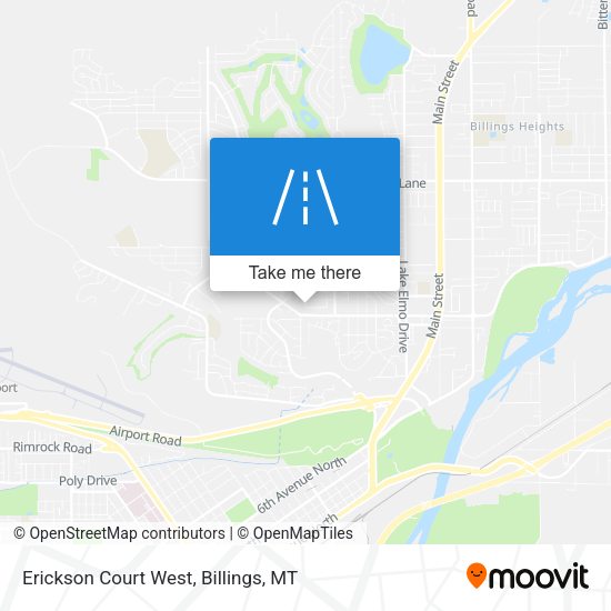 Mapa de Erickson Court West