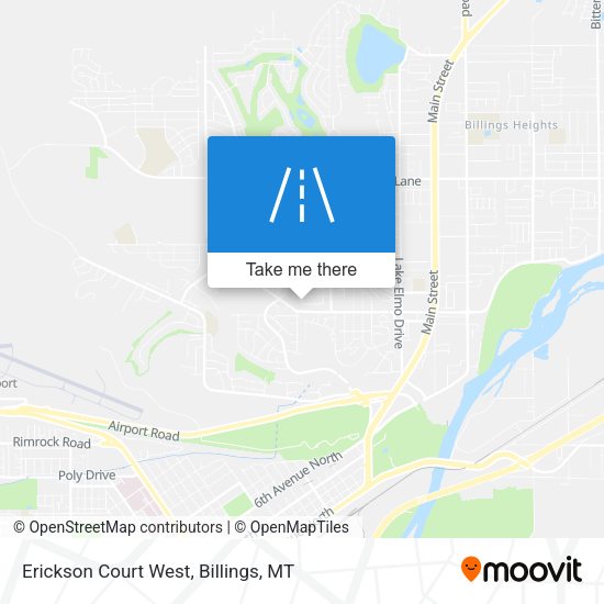 Erickson Court West map