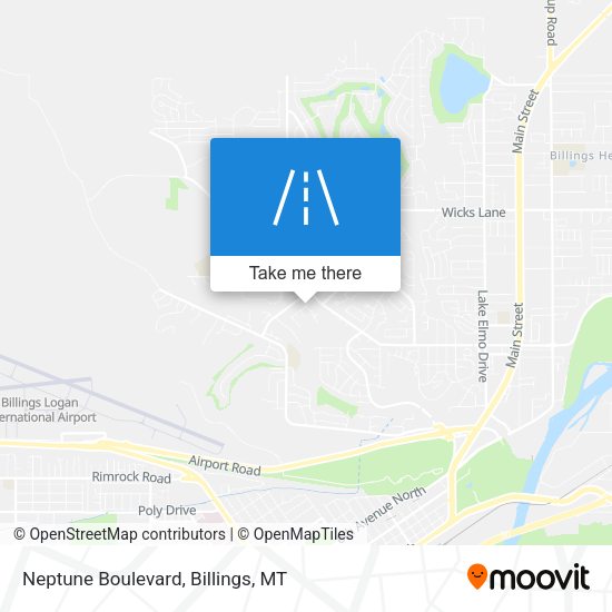 Neptune Boulevard map