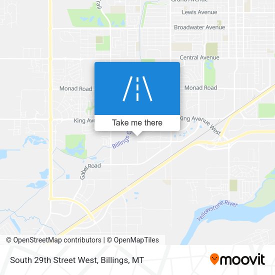 Mapa de South 29th Street West