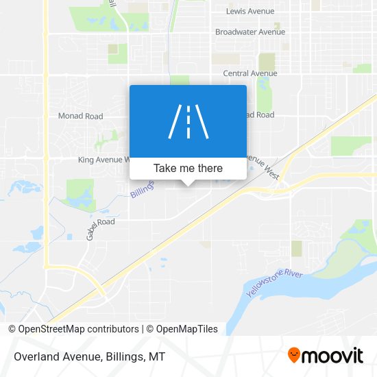 Mapa de Overland Avenue