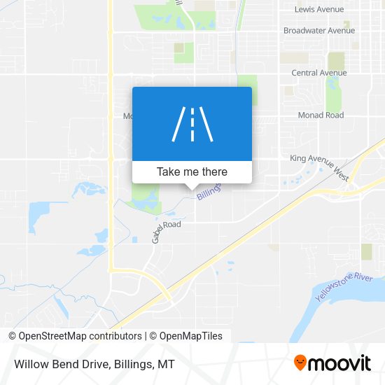 Willow Bend Drive map