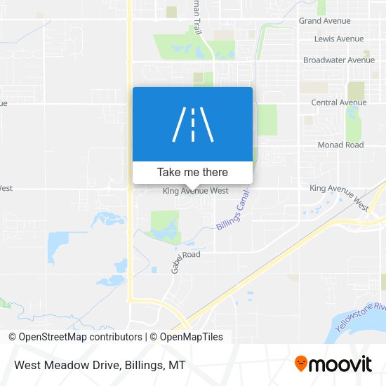 West Meadow Drive map