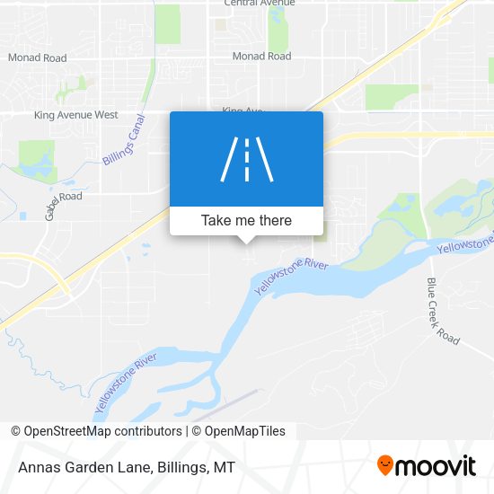 Mapa de Annas Garden Lane