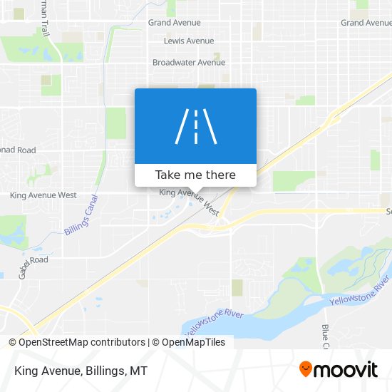 King Avenue map