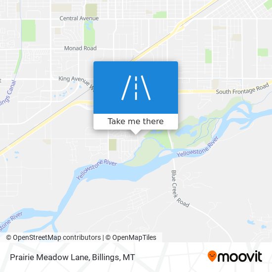 Prairie Meadow Lane map