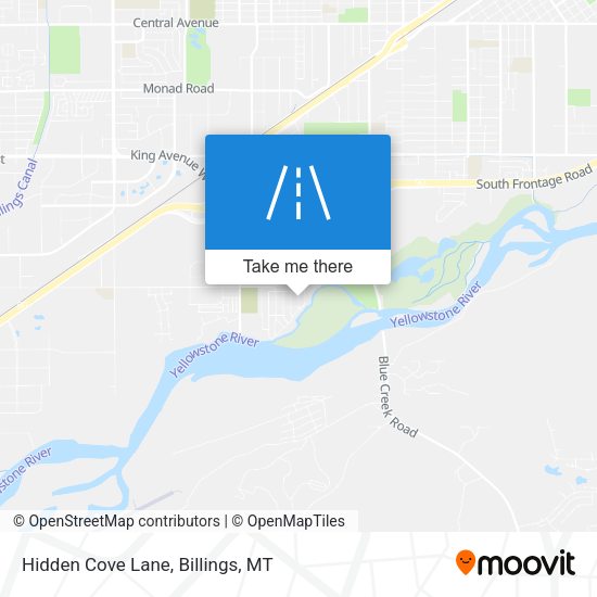 Mapa de Hidden Cove Lane