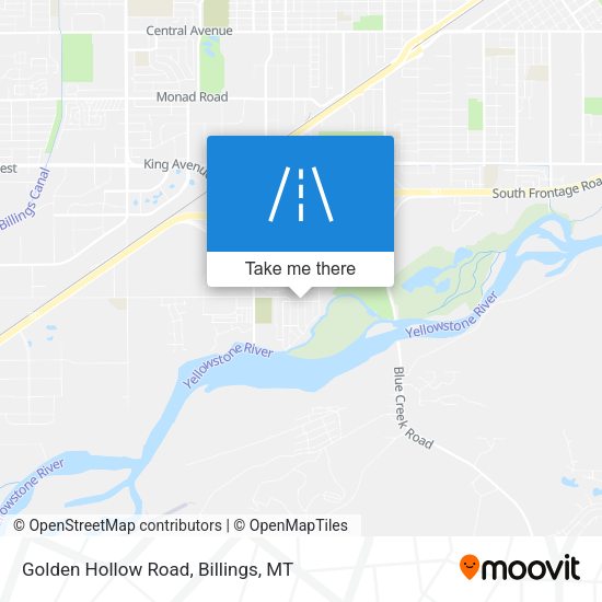 Mapa de Golden Hollow Road