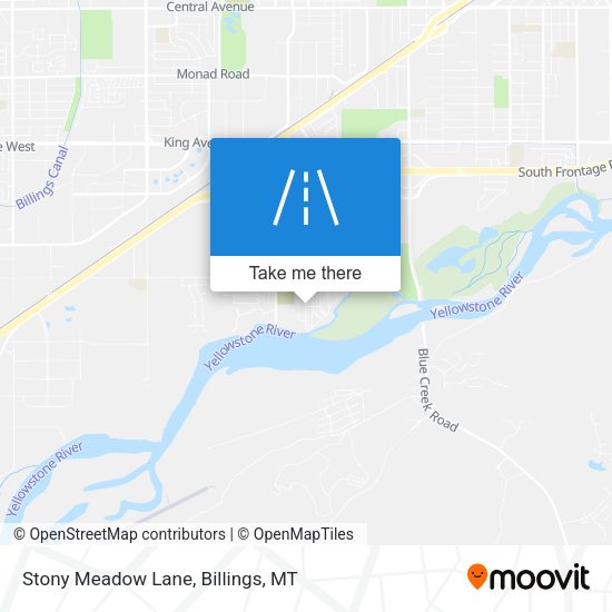 Stony Meadow Lane map