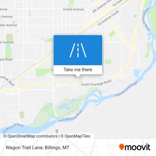 Wagon Trail Lane map