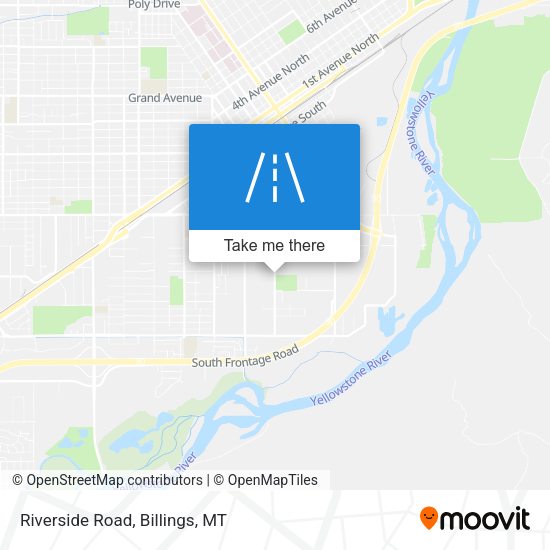 Riverside Road map