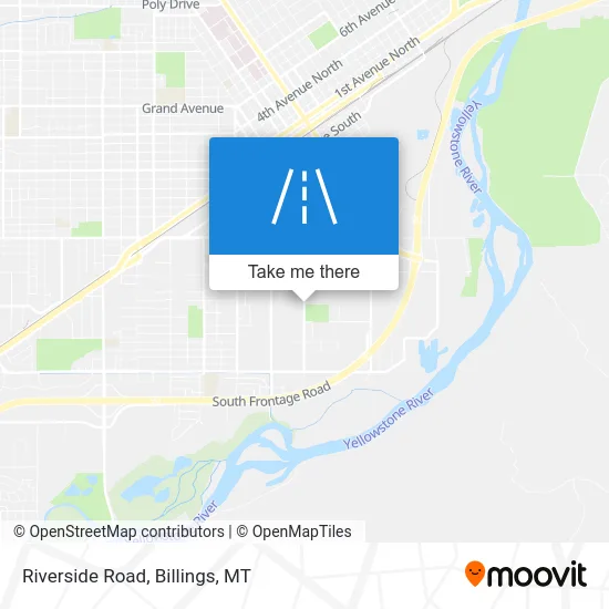 Riverside Road map