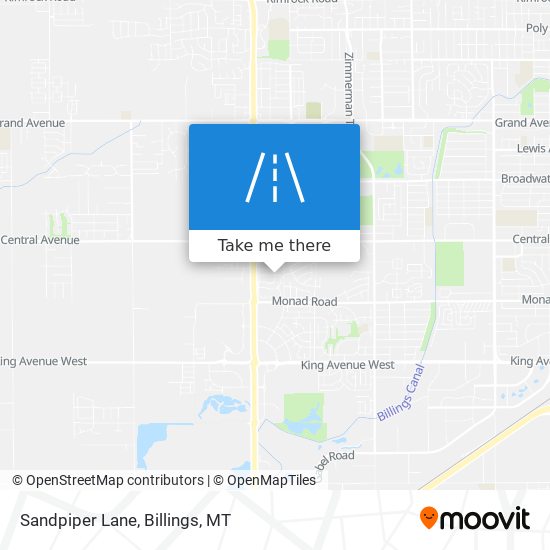 Sandpiper Lane map