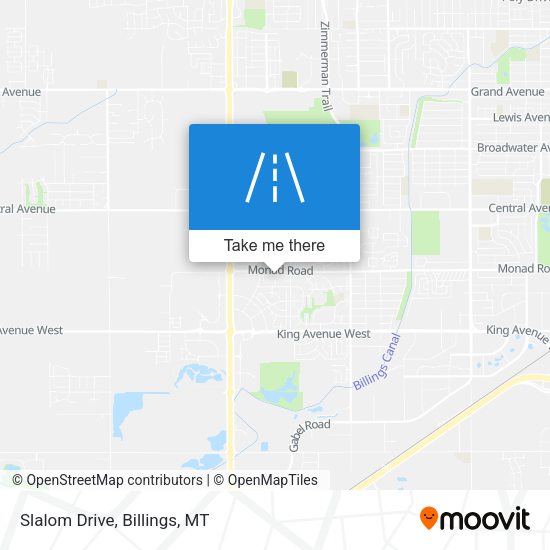 Slalom Drive map