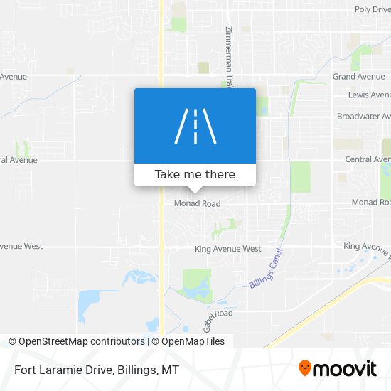 Fort Laramie Drive map