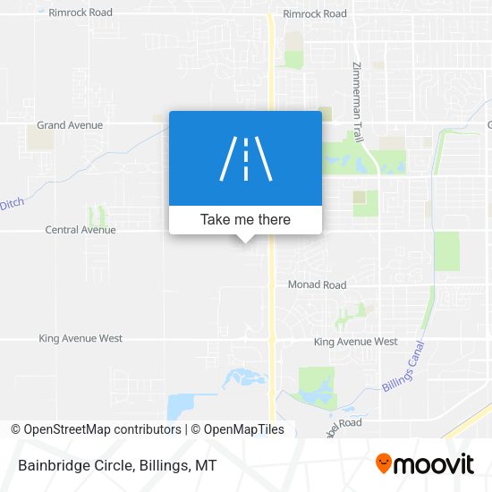 Bainbridge Circle map