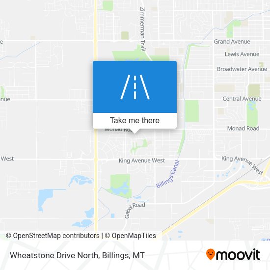 Wheatstone Drive North map