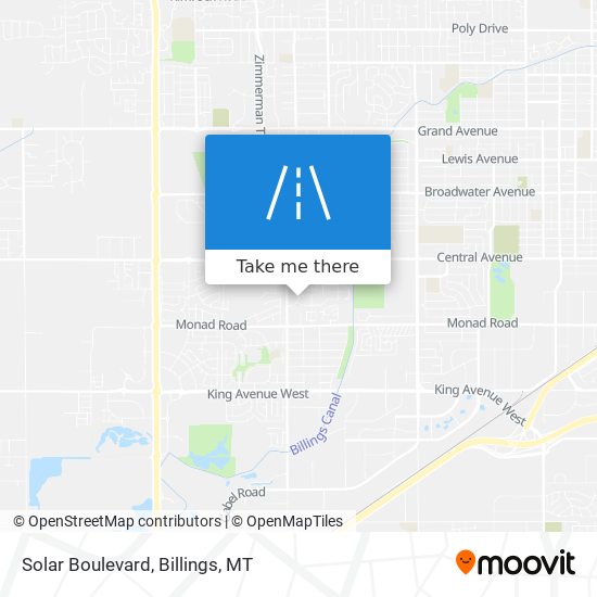 Solar Boulevard map