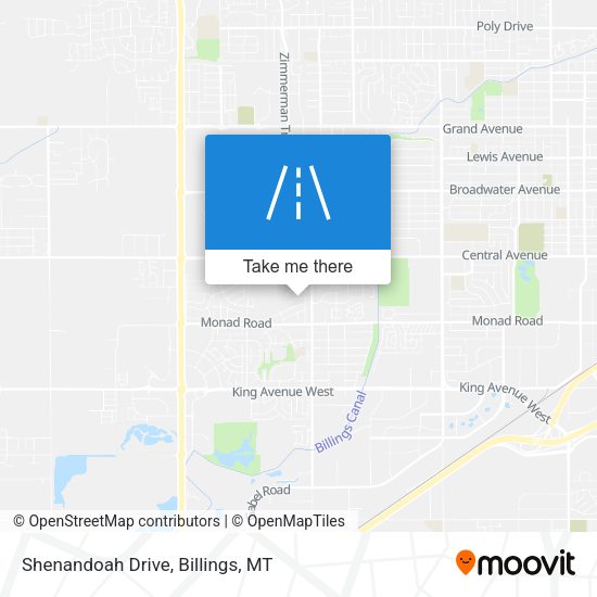 Mapa de Shenandoah Drive