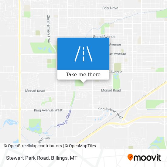 Stewart Park Road map