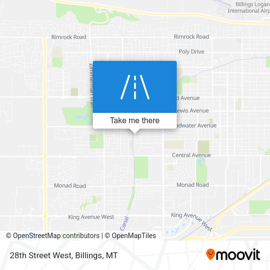Mapa de 28th Street West
