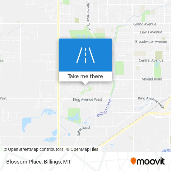 Mapa de Blossom Place