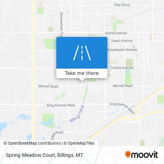 Spring Meadow Court map