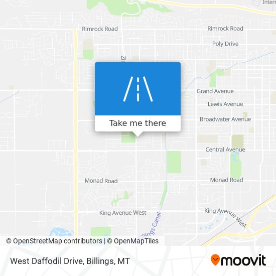 West Daffodil Drive map