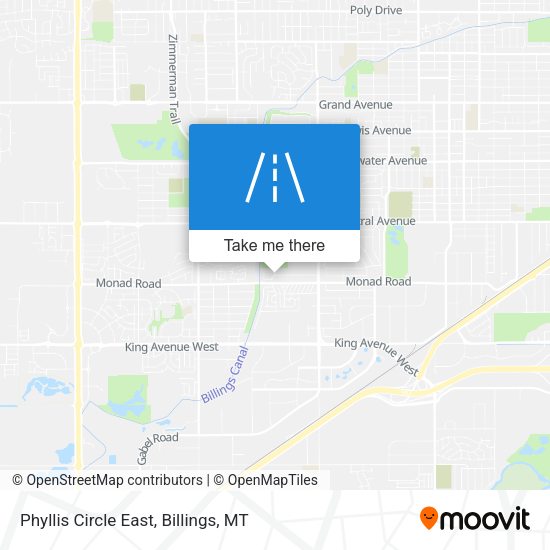 Mapa de Phyllis Circle East