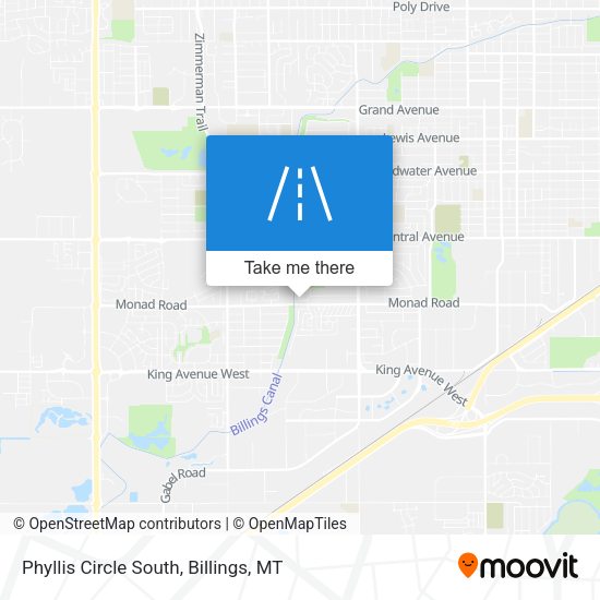 Mapa de Phyllis Circle South