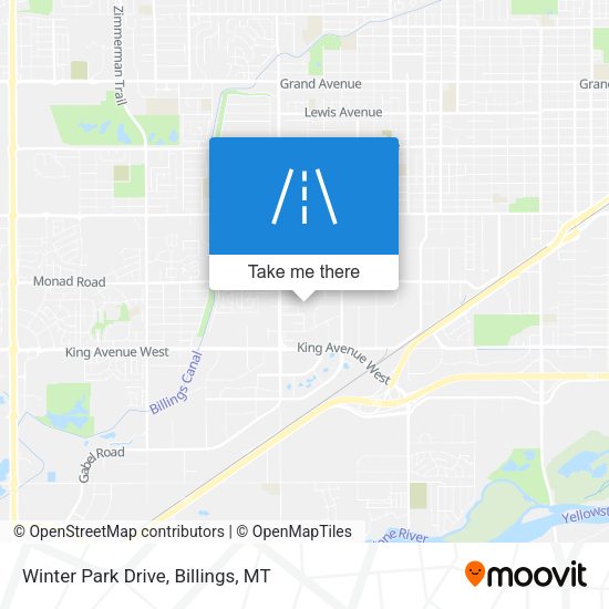 Winter Park Drive map