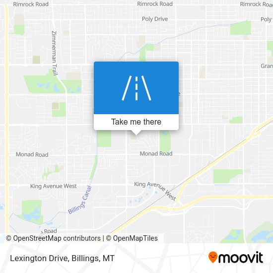 Lexington Drive map