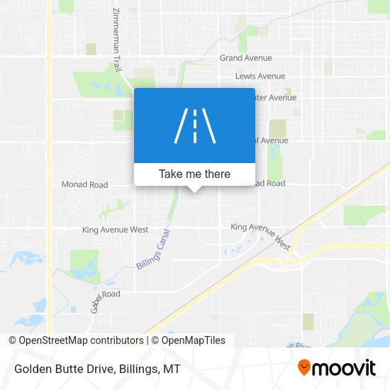 Mapa de Golden Butte Drive